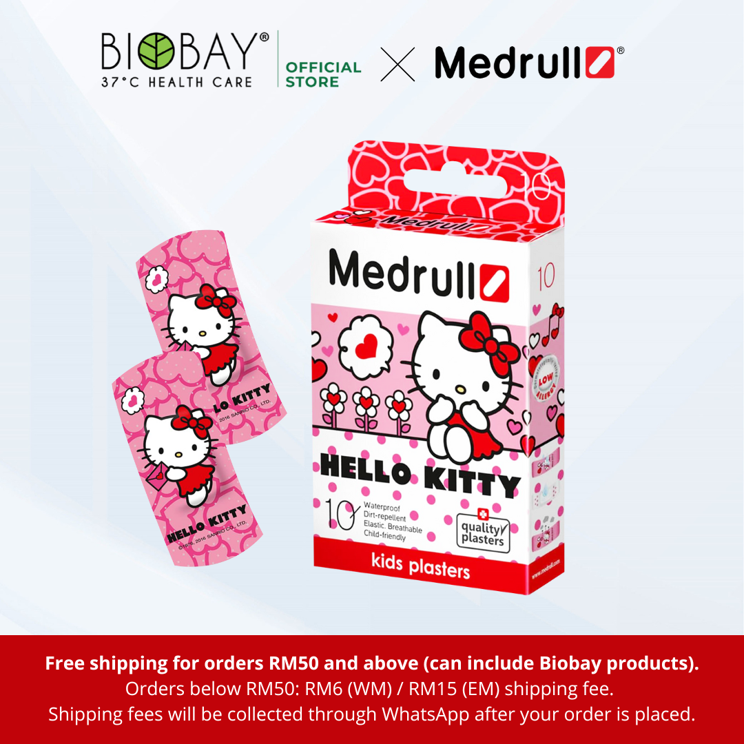 Medrull Soft Kids Plaster Hello Kitty Waterproof (10 Pieces)