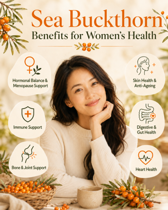 Women’s benefits for taking sea buckthorn as health supplements