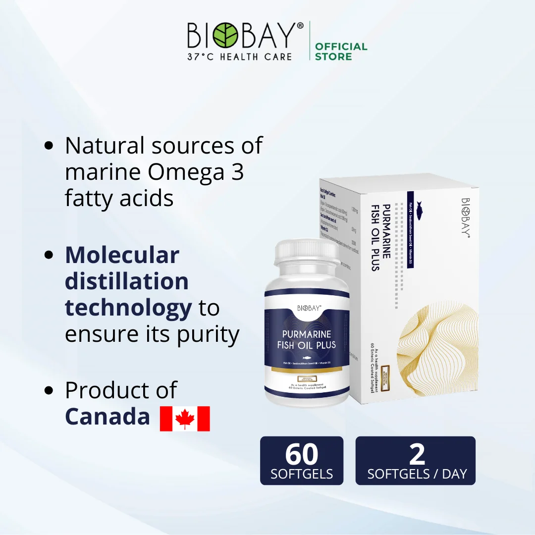 Purmarine Fish Oil Plus (60's) [Twin Pack]