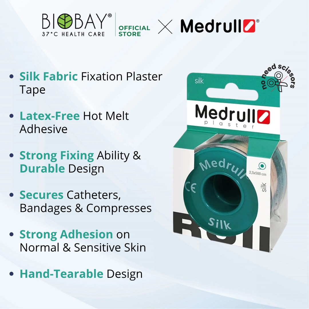 Medrull Silk Fixation Tape (beige)