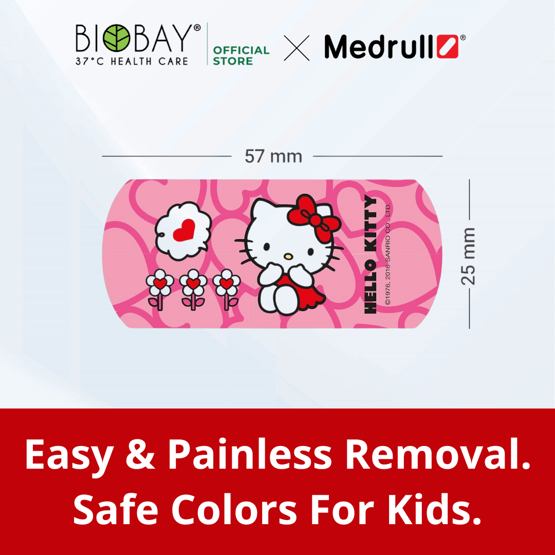 Medrull Soft Kids Plaster Hello Kitty Waterproof (10 Pieces)