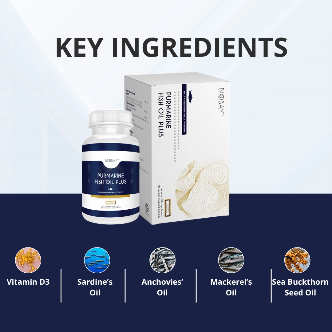 Purmarine Fish Oil Plus (60's) [Twin Pack]