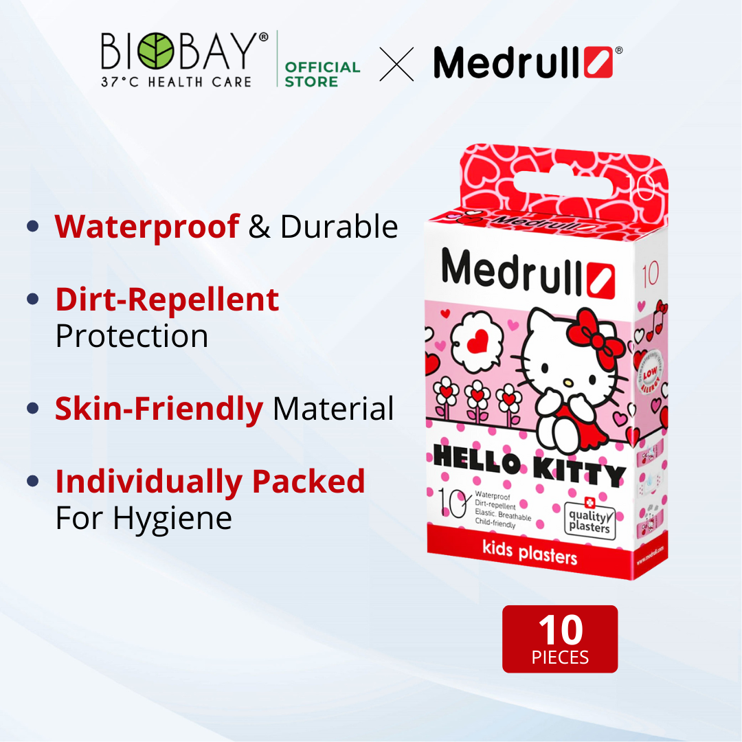 Medrull Soft Kids Plaster Hello Kitty Waterproof (10 Pieces)
