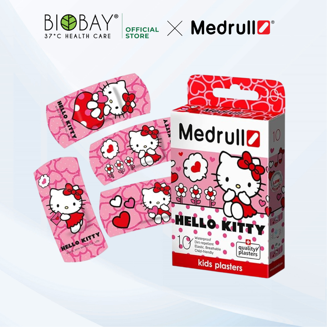 Medrull Soft Kids Plaster Hello Kitty Waterproof (10 Pieces)