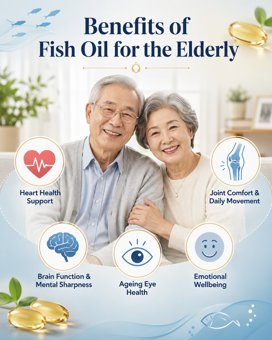 Benefits of fish oil for the elderly