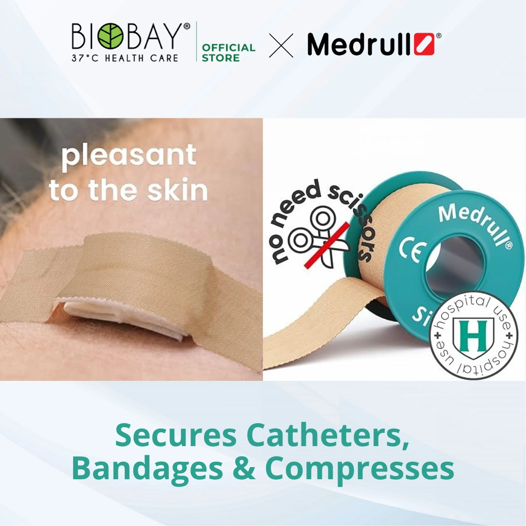 Medrull Silk Fixation Tape (beige)
