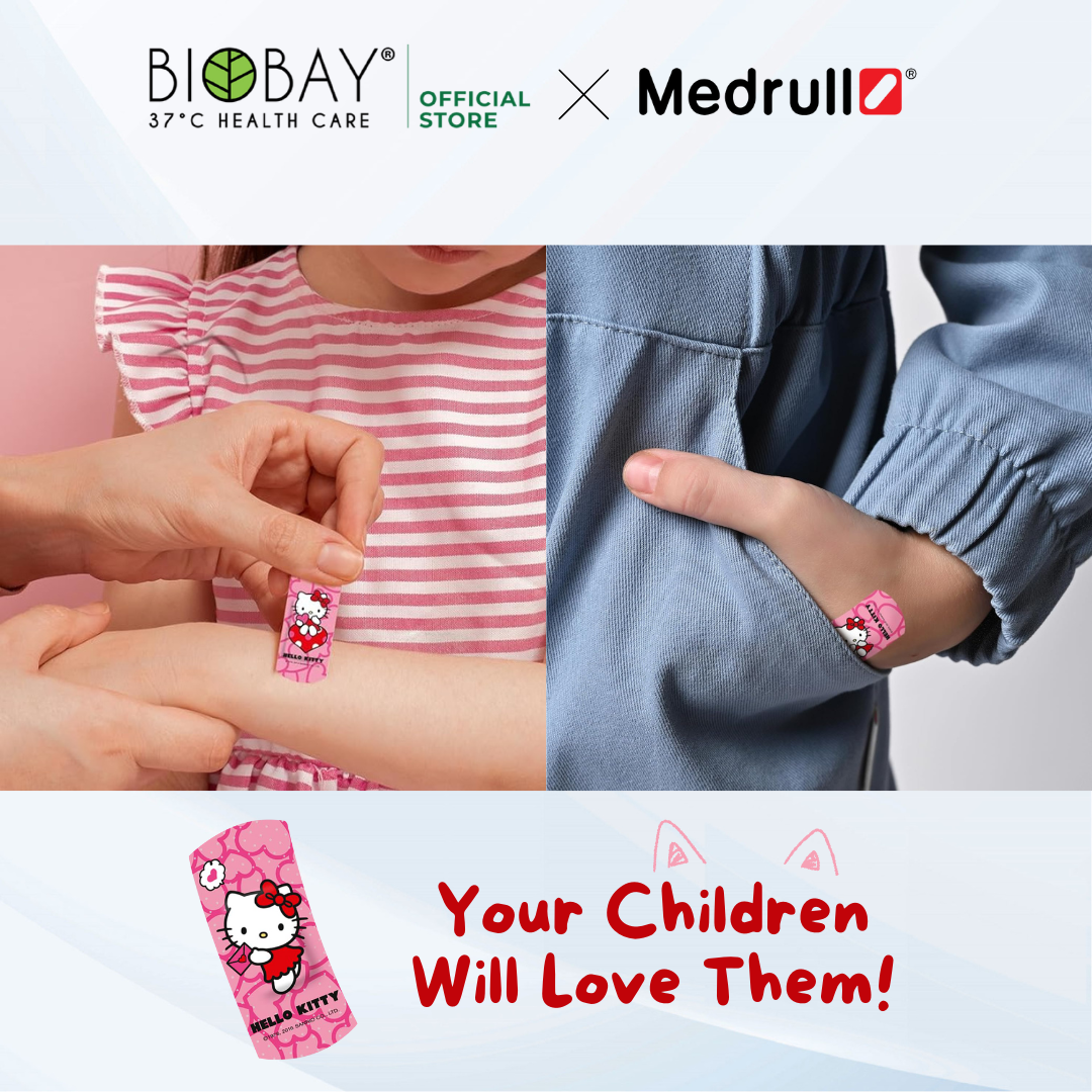 Medrull Soft Kids Plaster Hello Kitty Waterproof (10 Pieces)